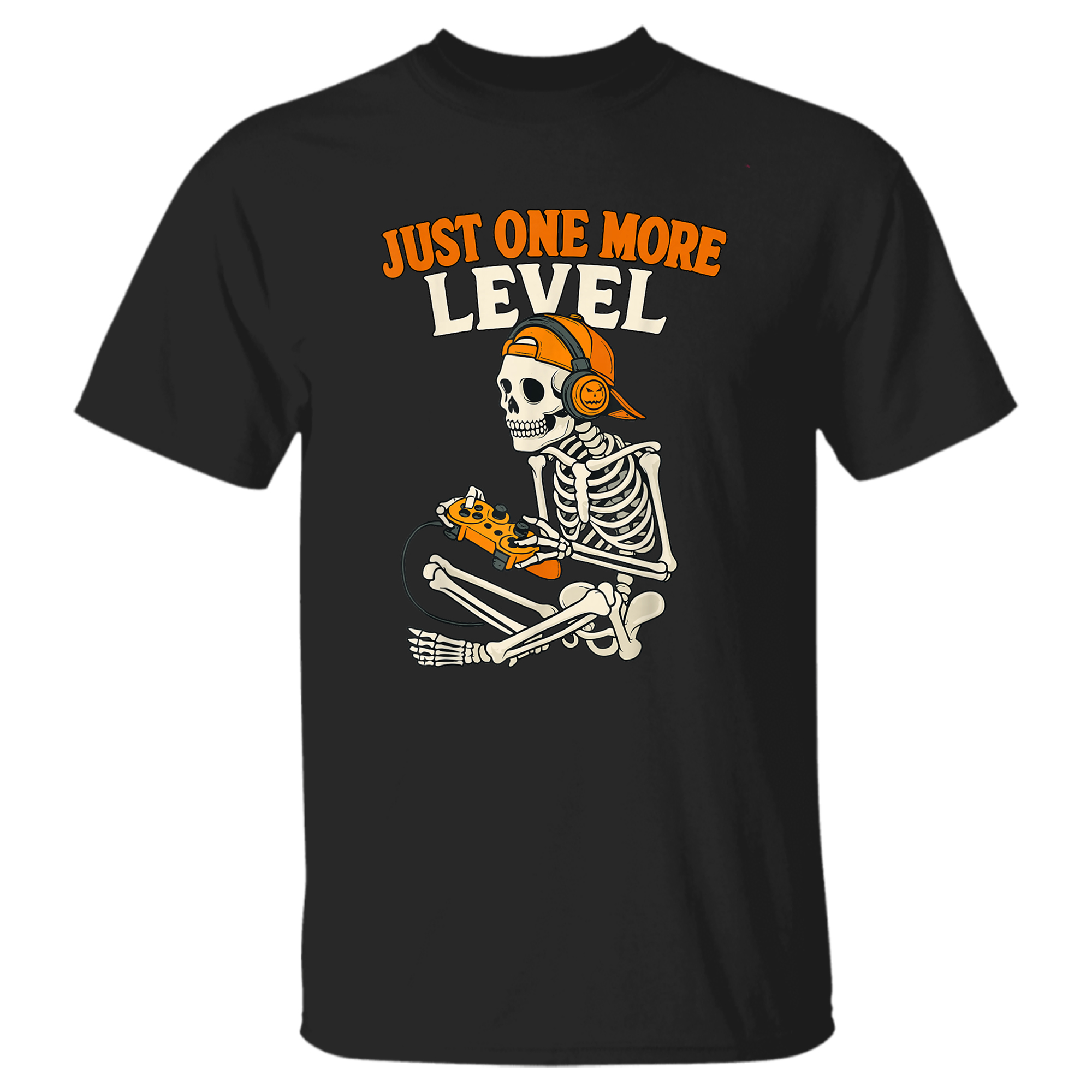 Funny Video Game Halloween Skeleton Gamer Costume Men Boys T-Shirt