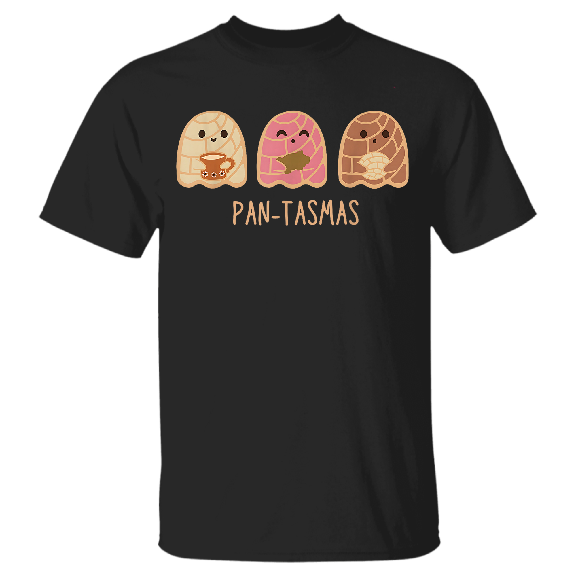 Pantasmas Ghost Funny Spooky Mexican Halloween for Women Men T-Shirt